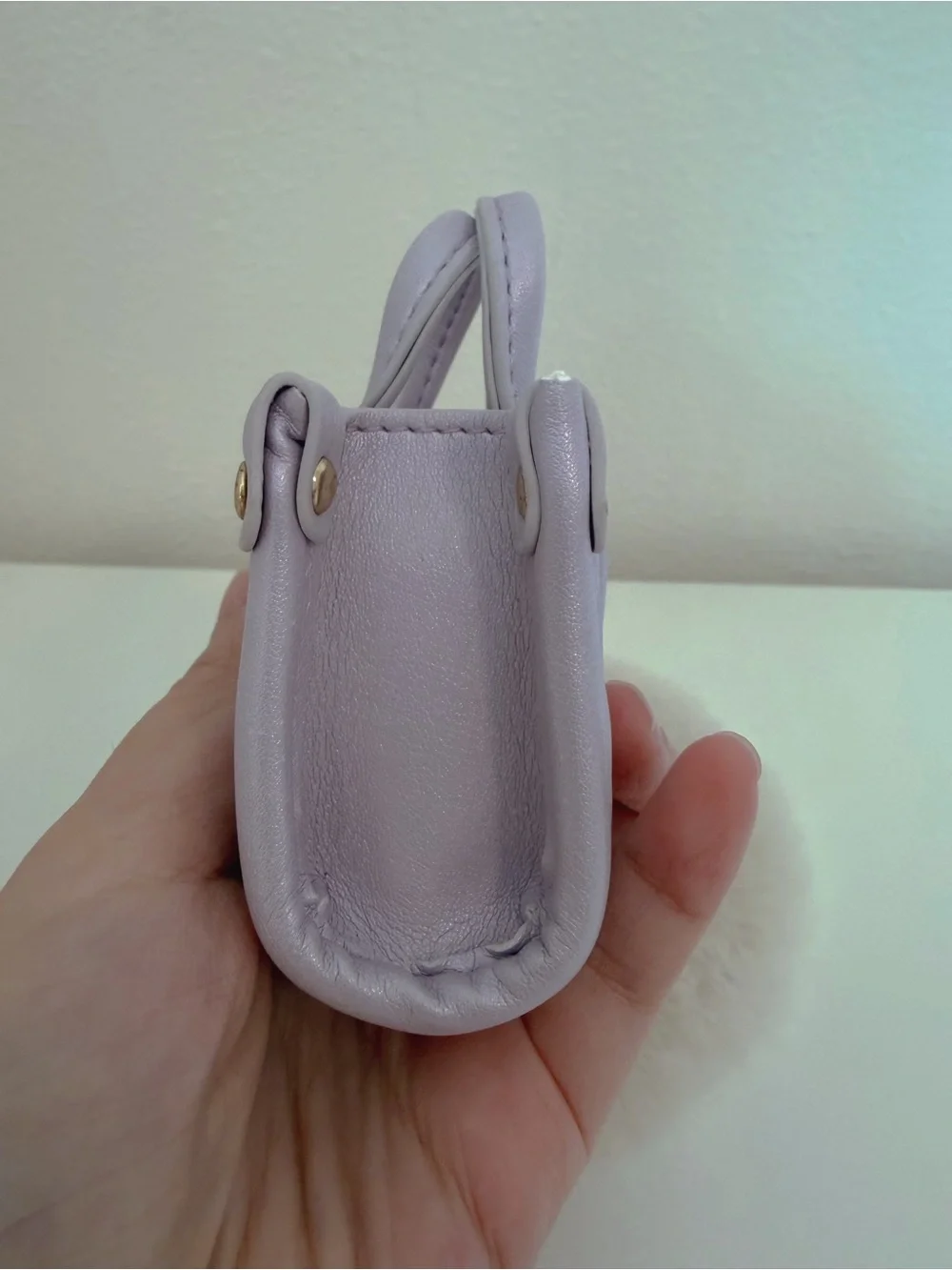 Pearl Lavender Mini Bag Charm